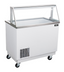 Thumbnail image #1 for 47-Inch Ice Cream Dipping Display Freezer with Slanted Glass, Locking Sliding Door, and 8-Top/4-Storage Tub Capacity