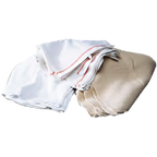 Thumbnail image #1 for 28 oz. Heavy Ribbed Bleached White Terry Towel, 100% Cotton
