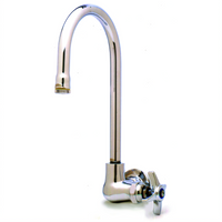 Wall-Mounted Single-Temperature Pantry Faucet with Gooseneck Spout