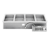 Thumbnail image #1 for Wells MOD-400TD Top-Mount Built-In Electric Hot Food Well, 4 Full-Size Pans, Wet/Dry