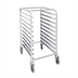 Thumbnail image #1 for Aluminum End-Loading Bun Pan Rack for 10 Full-Size Sheet Pans
