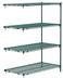 Thumbnail image #1 for Metro Super Erecta Super Adjustable Add-On Wire Shelving Unit, 48W x 24D x 63H, 4 Shelves