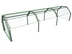 Thumbnail image #1 for Hatco Flav-R-Shield ES82 3-Bay Double-Sided Self-Service Food Shield, 96 Inch Wide