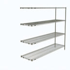Thumbnail image #1 for Metro Super Erecta AN376C 4-Shelf Add-On Wire Shelving Unit, 72"W x 18"D x 63"H, Chrome Finish