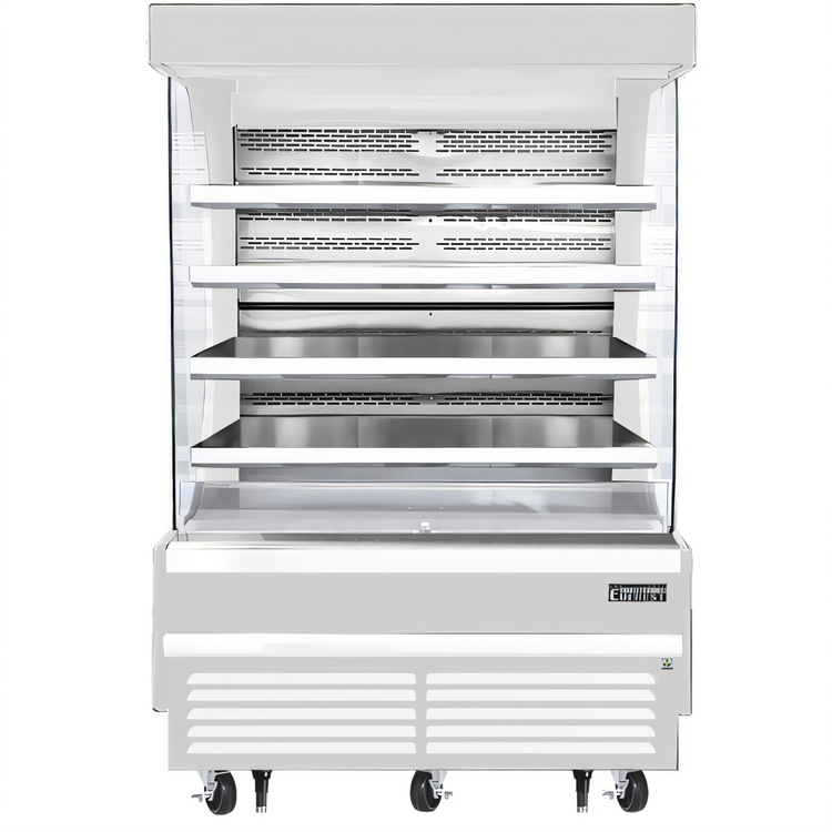 Product image #1 for Everest Refrigeration EOMV-60-W-28-T 60-Inch Vertical Open Display Merchandiser Refrigerator, White, R290, 21.2 Cu. Ft.