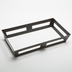 Thumbnail image #1 for American Metalcraft Full-Size Rectangular Black 202 Stainless Steel Griddle Stand, 26-1/4 x 14 x 4-1/2 Inch