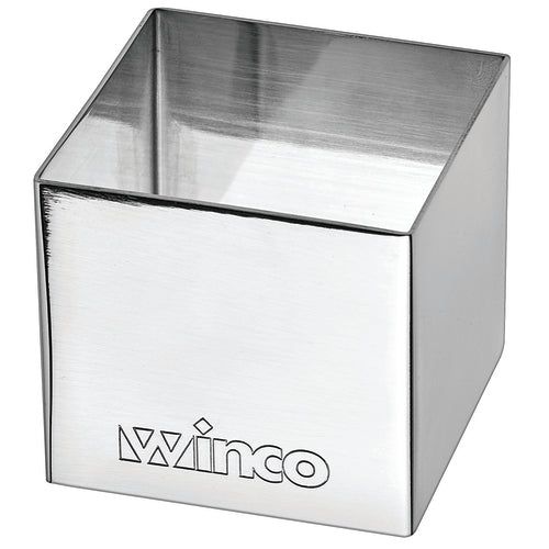 Product image #1 for 2 x 2 x 2 Inch Square Stainless Steel Pastry Mold