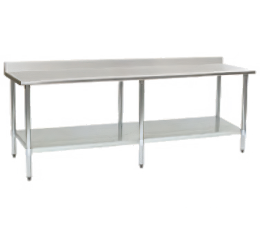 Product image #1 for Eagle Budget Series 144-Inch x 30-Inch Work Table with 4-1/2-Inch Backsplash and Adjustable Undershelf