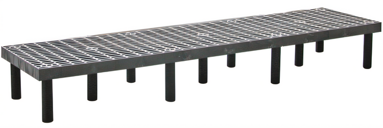 Product image #1 for Quantum Vented Polyethylene Dunnage Rack, 1,400 lb. Capacity