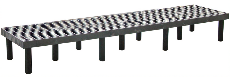 Product image #1 for Quantum Vented Polyethylene Dunnage Rack, 1,400 lb. Capacity