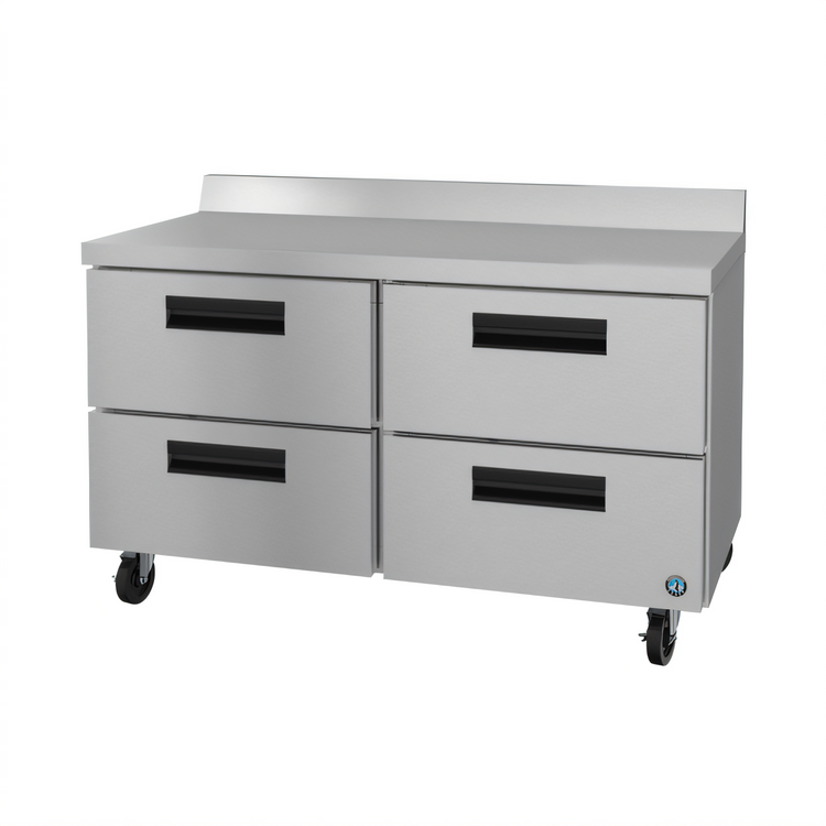 Product image #1 for Hoshizaki Steelheart WF48B-D4 48-Inch Two-Section Worktop Freezer with 4 Stainless Steel Drawers