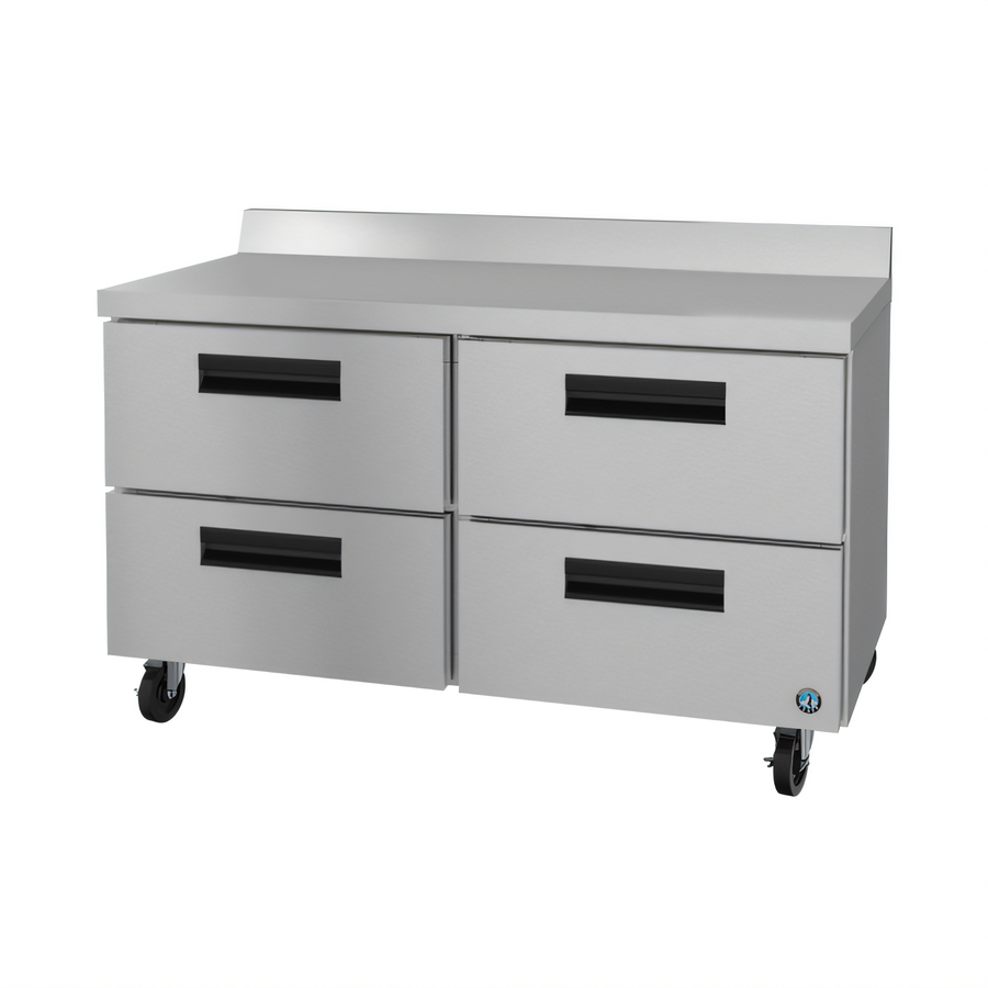 Product image #1 for Hoshizaki Steelheart WF48B-D4 48-Inch Two-Section Worktop Freezer with 4 Stainless Steel Drawers