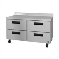 Hoshizaki Steelheart WF48B-D4 48-Inch Two-Section Worktop Freezer with 4 Stainless Steel Drawers