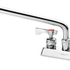 Thumbnail image #1 for Krowne Royal Series 15-310L Low-Lead Deck-Mount Manual Faucet, 4-Inch Centers, 10-Inch Swing Spout, Ceramic Valve Case of 12