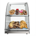 Thumbnail image #1 for KoolMore 23-Inch Countertop Pastry Display Case with Curved Front Glass and Rear Door
