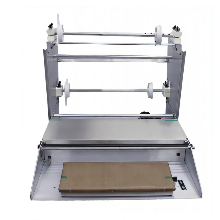 Product image #1 for Omcan Countertop Food Tray Wrapping Machine with 6 x 15-Inch Non-Stick Hot Plate
