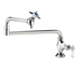 Thumbnail image #1 for Krowne Royal Series Low Lead Deck Mount Pot Filler Faucet with 12-Inch Jointed Spout and Shut-Off Valve