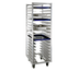 Thumbnail image #1 for Universal 64-Inch High Wide-Angle Roll-In Refrigerator/Proofer Rack for 18 Full-Size Pans, Open Frame Aluminum
