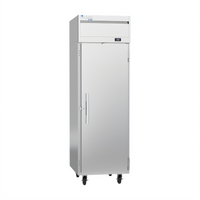 Victory Elite V-Core 1-Section Top-Mount Reach-In Freezer, 26-Inch Wide, 21.66 Cu. Ft., Right-Hand Hinged Solid Door, Self-Contained
