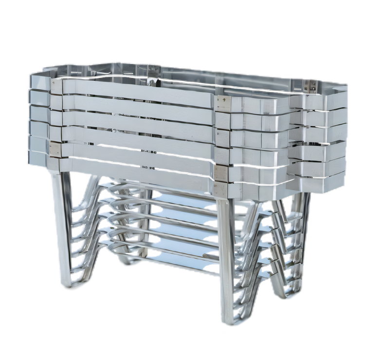 Product image #1 for Vollrath Stackable Stainless Steel Chafer Rack with Fuel Cup Holder