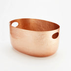 Thumbnail image #1 for American Metalcraft ATHC10 Oval Hammered Aluminum Beverage Tub, 10 Qt., Copper Finish Case of 2