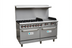 Thumbnail image #1 for Hurakan by Equip.me 60-Inch Heavy Duty Commercial Gas Range with 6 Open Burners, Griddle, and 2 Ovens