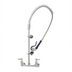 Thumbnail image #1 for EverSteel 8-Inch Wall Mount Pre-Rinse Mixing Faucet with 18-Inch Riser and 44-Inch Hose