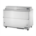 Thumbnail image #1 for True TMC-58-S-HC Mobile School Milk Cooler, Forced-Air, 16-Crate Capacity, Stainless Steel