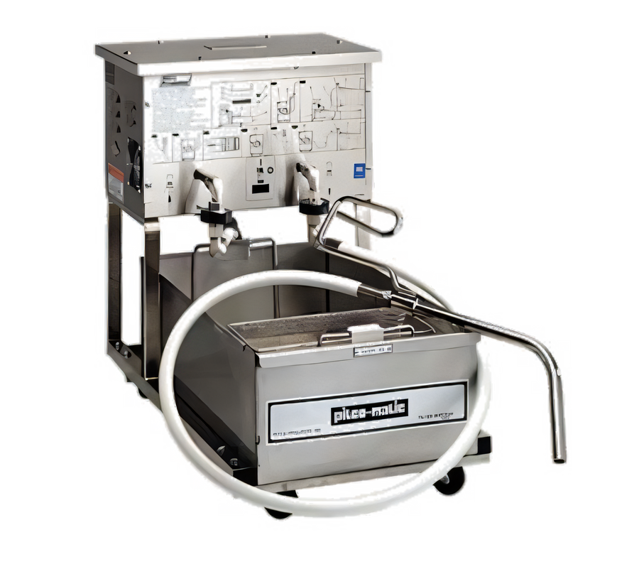 Product image #1 for Pitco P14 Mobile Low-Profile Fryer Filter System, 55 lb Oil Capacity, Stainless Steel, With Pump and Hose Assembly