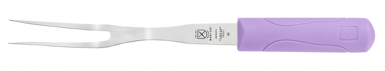 Product image #1 for Mercer Culinary Millennia Purple Stamped Cooks Fork with 8-Inch Blade, 13-1/2-Inch Overall Length