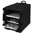 Thumbnail image #2 for Cambro Camcarrier® 1826MTC615 Insulated Sheet Pan Carrier, 6-Pan Capacity, 18 x 26-Inch Pans, Polyethylene, Solid Door