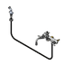 Thumbnail image #1 for T&S Brass Workboard Faucet with 8-Inch Swing Nozzle and Hose Spray, 8-Inch Centers