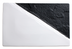Thumbnail image #2 for Ardesia Rectangular Porcelain Dual-Texture Platter, 15-1/2 x 10 Inches, Black & White, 2-Pack
