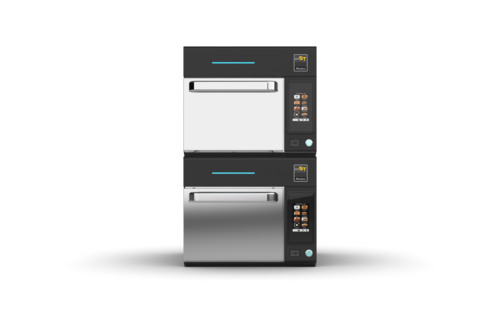 Product image #1 for Prática Fit ST Silver Double-Stacked Countertop High-Speed Oven