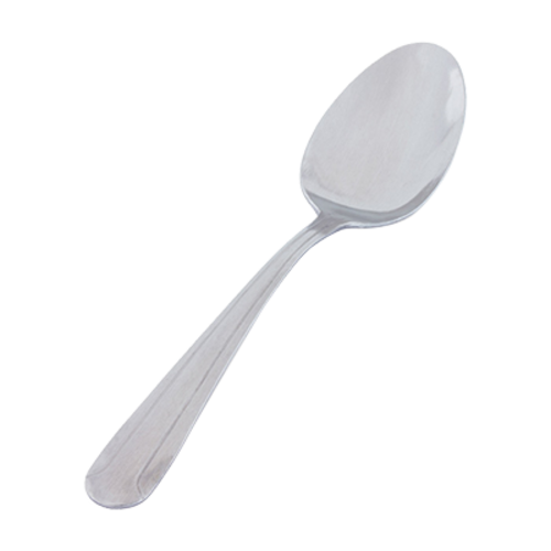 Product image #1 for Dominion 6-3/4 Inch Dessert Spoon, 18/0 Stainless Steel with Vibro Finish