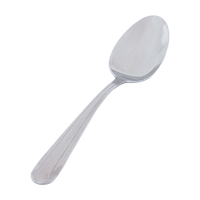 Dominion 6-3/4 Inch Dessert Spoon, 18/0 Stainless Steel with Vibro Finish