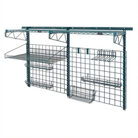 Quantum Store Grid Medium-Duty Wall-Mounted Shelving Starter Kit