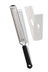 Thumbnail image #1 for Crestware 14-7/8 Inch Medium Handheld Grater with Stainless Steel Blade and Black Plastic Handle