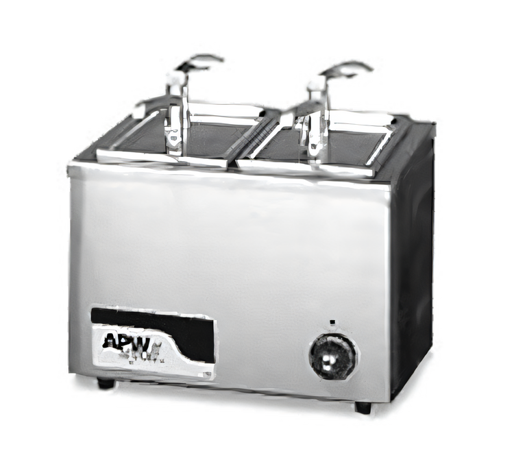 Product image #1 for APW Wyott W-9 Insulated Countertop Fractional Food Pan Warmer, 7 Quart, Wet/Dry