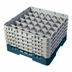 Thumbnail image #2 for Camrack Full Size 36-Compartment Glass Rack with 5 Soft Gray Extenders, Teal