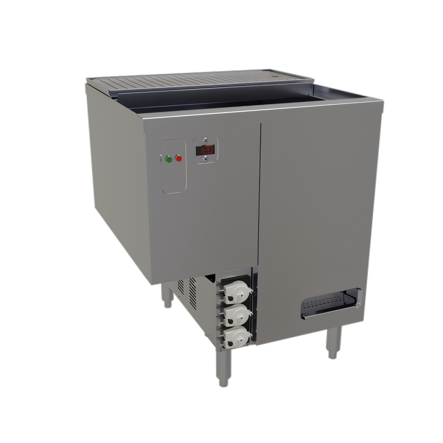 Product image #1 for Glastender GW24 Rotary Low-Temperature Chemical Sanitizing Underbar Glasswasher