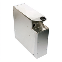 CHOICE 6-Inch Underbar Soda Gun Holder with Integral Drip Pan, Stainless Steel
