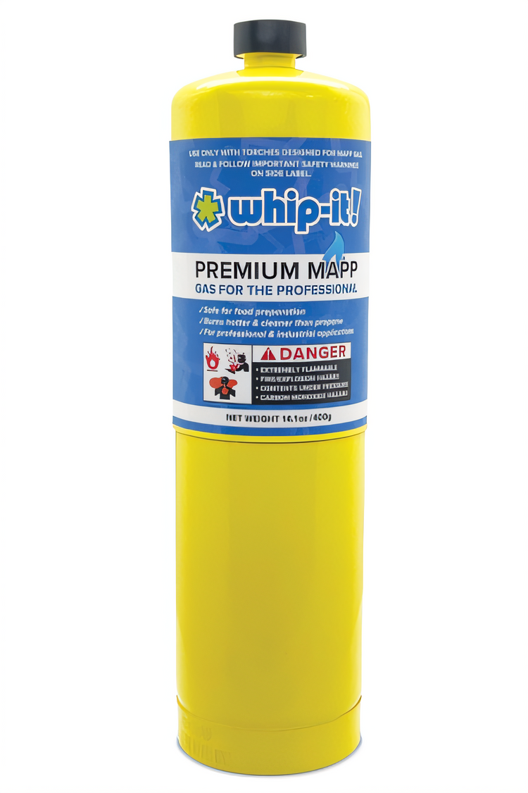Product image #1 for Whip-It! Premium MAPP Gas Cylinder, 14.1 oz / 400 g, Case of 12