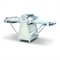 Omcan Stainless Steel Floor Model Reversible Dough Sheeter, 20.5-Inch Rollers, 220V