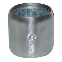 BK Resources Mini Double-Bevelled Gusset Stainless Steel Leg Socket for 1-5/8 Inch Tubing