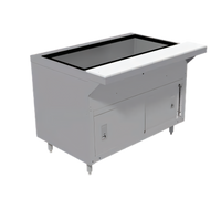 Advance Tabco Triumph Supreme Heavy Duty Ice-Cooled 6-Pan Serving Counter with Sliding Doors