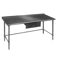 Eagle Group Budget Series Open Base Stainless Steel Work Table, 96 x 24 Inches