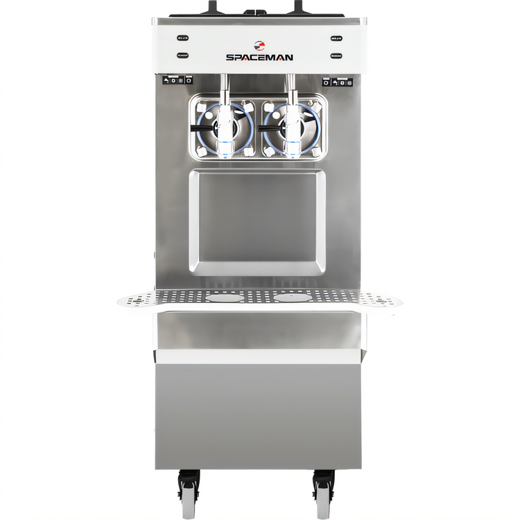 Product image #1 for 6795-CL Ultra High Output Two-Flavor Gravity Feed Floor Model Frozen Drink Machine