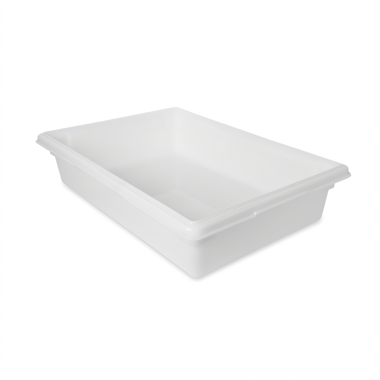 Product image #1 for Rubbermaid Commercial 8.5 Gallon White Polyethylene Food Tote Box