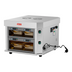Thumbnail image #1 for Omcan Vertical Countertop Electric Food Warmer, 21-Inch, 2-Channel, Stainless Steel